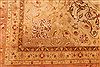 Tabriz Beige Hand Knotted 99 X 128  Area Rug 254-29191 Thumb 4
