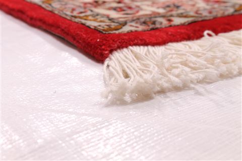 Tabriz Red Hand Knotted 99 X 1211 Area Rug 254-29192 Image 4