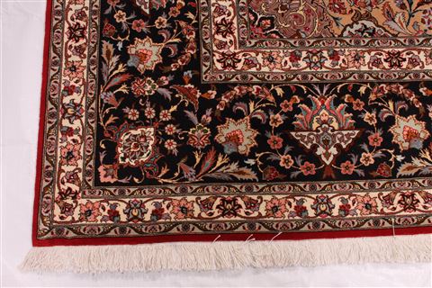 Tabriz Red Hand Knotted 99 X 1211 Area Rug 254-29192 Image 5