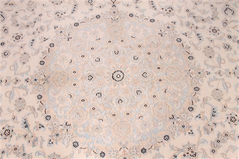 Nain White Hand Knotted 910 X 132 Area Rug 254-29193 Image 6