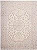 Nain White Hand Knotted 910 X 132  Area Rug 254-29193 Thumb 0