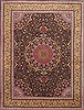 Tabriz Beige Hand Knotted 97 X 129  Area Rug 254-29194 Thumb 0