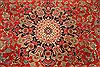 Isfahan Red Hand Knotted 99 X 129  Area Rug 254-29195 Thumb 6