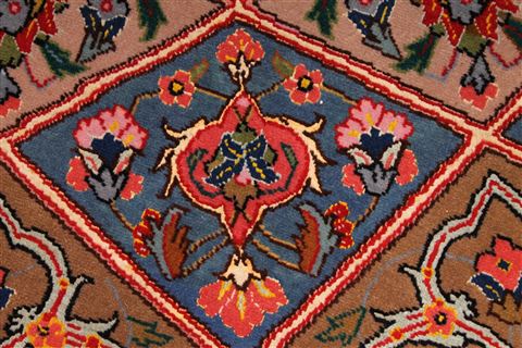 Tabriz Blue Hand Knotted 911 X 132 Area Rug 254-29197 Image 2