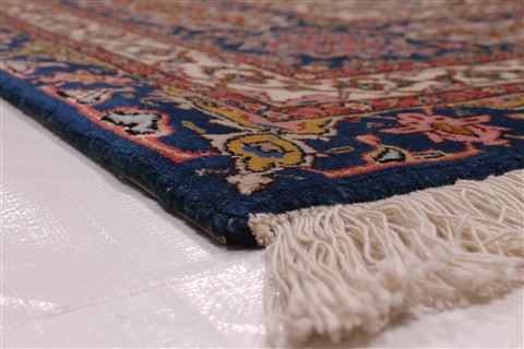 Tabriz Blue Hand Knotted 911 X 132 Area Rug 254-29197 Image 4