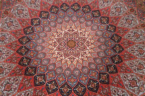 Tabriz Blue Hand Knotted 911 X 132 Area Rug 254-29197 Image 6