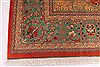 Tabriz Green Hand Knotted 910 X 130 Area Rug 254-29198 Thumb 1