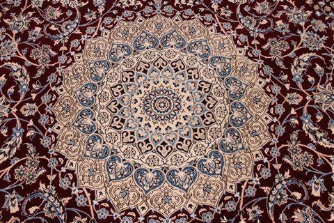 Nain Beige Hand Knotted 101 X 137 Area Rug 254-29201 Image 6
