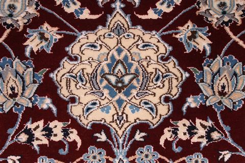 Nain Beige Hand Knotted 101 X 137 Area Rug 254-29201 Image 7