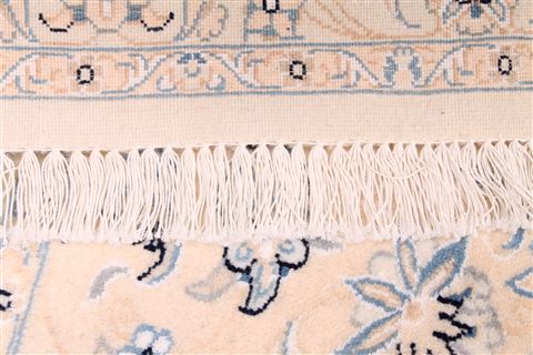Nain Blue Hand Knotted 101 X 137 Area Rug 254-29204 Image 2