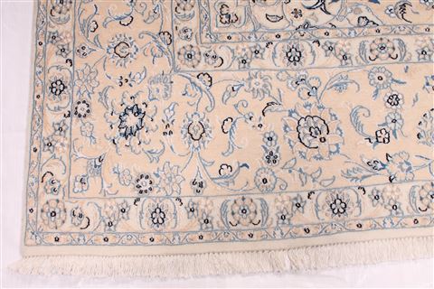 Nain Blue Hand Knotted 101 X 137 Area Rug 254-29204 Image 5