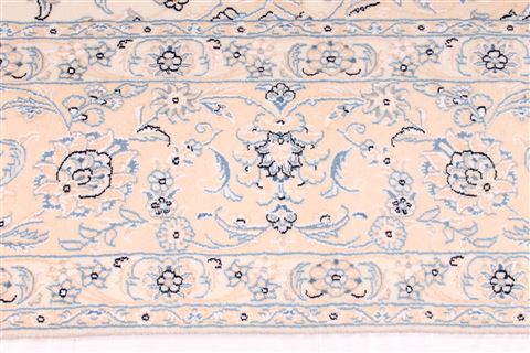 Nain Blue Hand Knotted 101 X 137 Area Rug 254-29204 Image 7