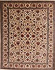 Tabriz Beige Hand Knotted 910 X 1210 Area Rug 254-29205 Thumb 0