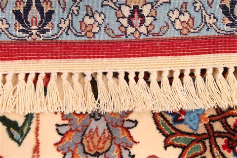 Isfahan Beige Hand Knotted 37 X 58 Area Rug 254-29206 Image 2