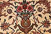 Isfahan Beige Hand Knotted 37 X 58  Area Rug 254-29206 Thumb 1