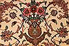 Isfahan Beige Hand Knotted 37 X 58 Area Rug 254-29206 Thumb 1