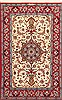 Isfahan Beige Hand Knotted 37 X 58 Area Rug 254-29206 Thumb 0