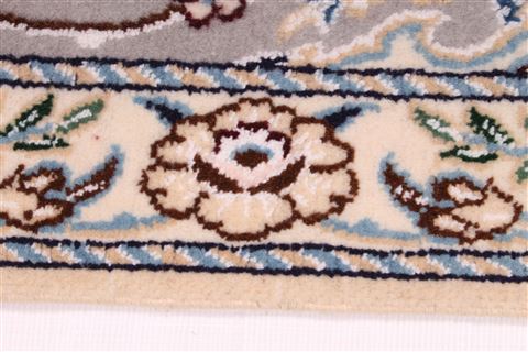 Nain Blue Hand Knotted 30 X 44 Area Rug 254-29207 Image 2