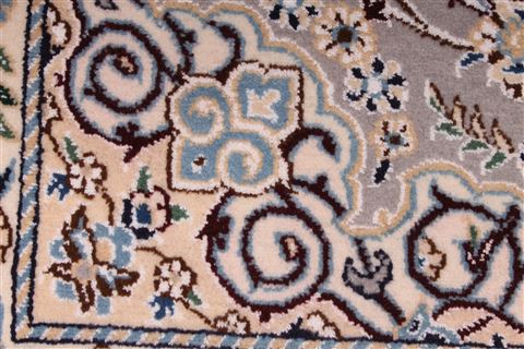 Nain Blue Hand Knotted 30 X 44 Area Rug 254-29207 Image 3