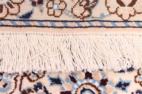 Nain Blue Hand Knotted 30 X 44 Area Rug 254-29207 Image 4