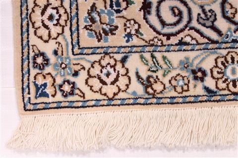 Nain Blue Hand Knotted 30 X 44 Area Rug 254-29207 Image 7
