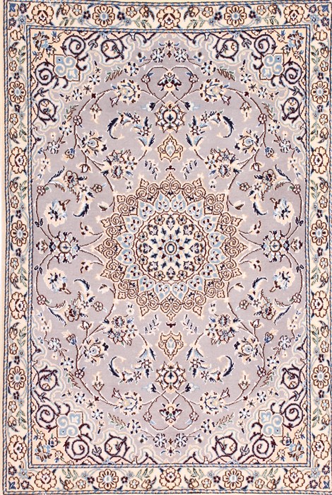 Nain Blue Hand Knotted 30 X 44 Area Rug 254-29207 Image 0