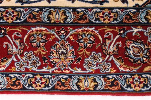 Isfahan Red Hand Knotted 37 X 57 Area Rug 254-29209 Image 1