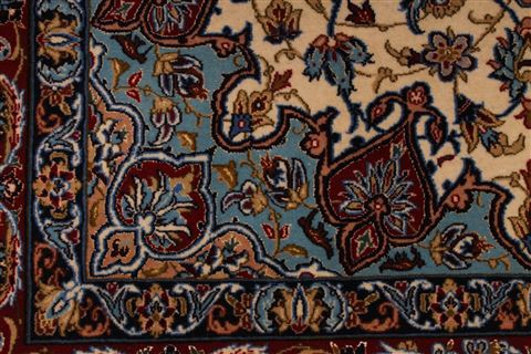 Isfahan Red Hand Knotted 37 X 57 Area Rug 254-29209 Image 2