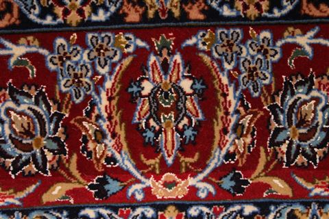 Isfahan Red Hand Knotted 37 X 57 Area Rug 254-29209 Image 3