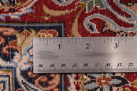 Isfahan Red Hand Knotted 37 X 57 Area Rug 254-29209 Image 5
