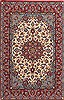 Isfahan Red Hand Knotted 37 X 57 Area Rug 254-29209 Thumb 0