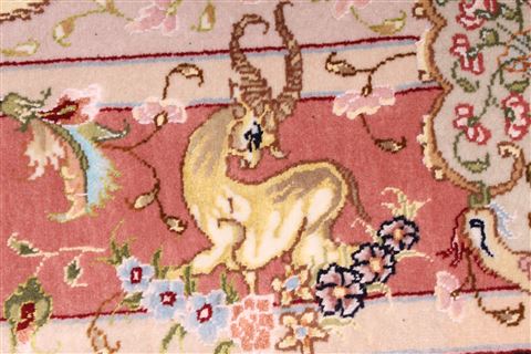 Tabriz Purple Hand Knotted 36 X 53 Area Rug 254-29210 Image 4