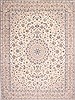 Nain Blue Hand Knotted 100 X 133 Area Rug 254-29211 Thumb 0