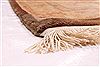 Tabriz Beige Hand Knotted 98 X 131 Area Rug 254-29213 Thumb 4