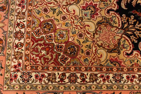 Tabriz Purple Hand Knotted 910 X 131 Area Rug 254-29214 Image 4
