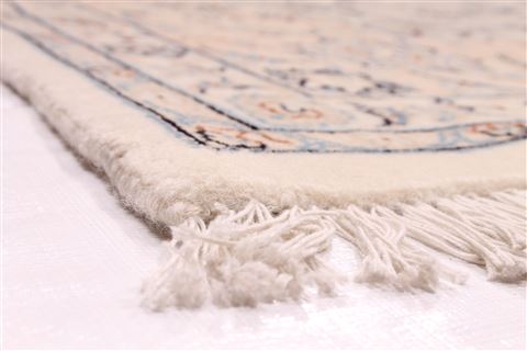 Nain Blue Hand Knotted 910 X 131 Area Rug 254-29216 Image 1