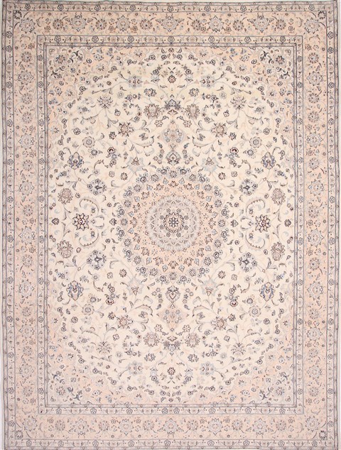Nain Blue Hand Knotted 910 X 131 Area Rug 254-29216 Image 0