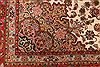 Tabriz Beige Hand Knotted 84 X 117 Area Rug 254-29217 Thumb 1