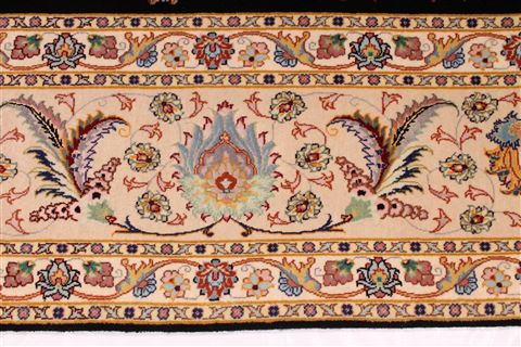 Tabriz Beige Hand Knotted 84 X 120 Area Rug 254-29221 Image 7