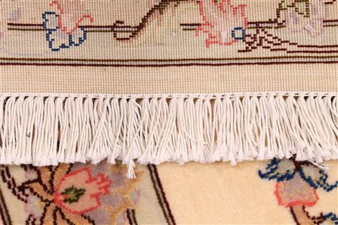 Tabriz Beige Hand Knotted 85 X 1110  Area Rug 254-29222 Image 3