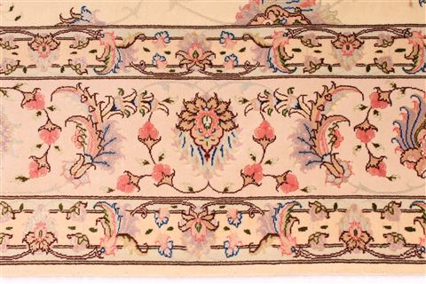 Tabriz Beige Hand Knotted 85 X 1110  Area Rug 254-29222 Image 8
