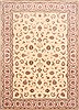Tabriz Beige Hand Knotted 85 X 1110  Area Rug 254-29222 Thumb 0