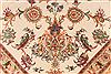 Tabriz Beige Hand Knotted 83 X 118 Area Rug 254-29224 Thumb 1