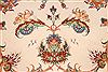 Tabriz Beige Hand Knotted 83 X 118 Area Rug 254-29224 Thumb 2