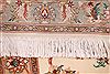 Tabriz Beige Hand Knotted 83 X 118  Area Rug 254-29224 Thumb 3
