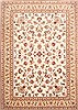 Tabriz Beige Hand Knotted 83 X 118 Area Rug 254-29224 Thumb 0