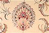 Tabriz Beige Hand Knotted 84 X 117 Area Rug 254-29225 Thumb 2