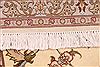 Tabriz Beige Hand Knotted 86 X 119 Area Rug 254-29227 Thumb 2
