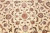 Tabriz Beige Hand Knotted 86 X 119  Area Rug 254-29227 Thumb 6