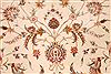 Tabriz Beige Hand Knotted 82 X 119  Area Rug 254-29228 Thumb 1